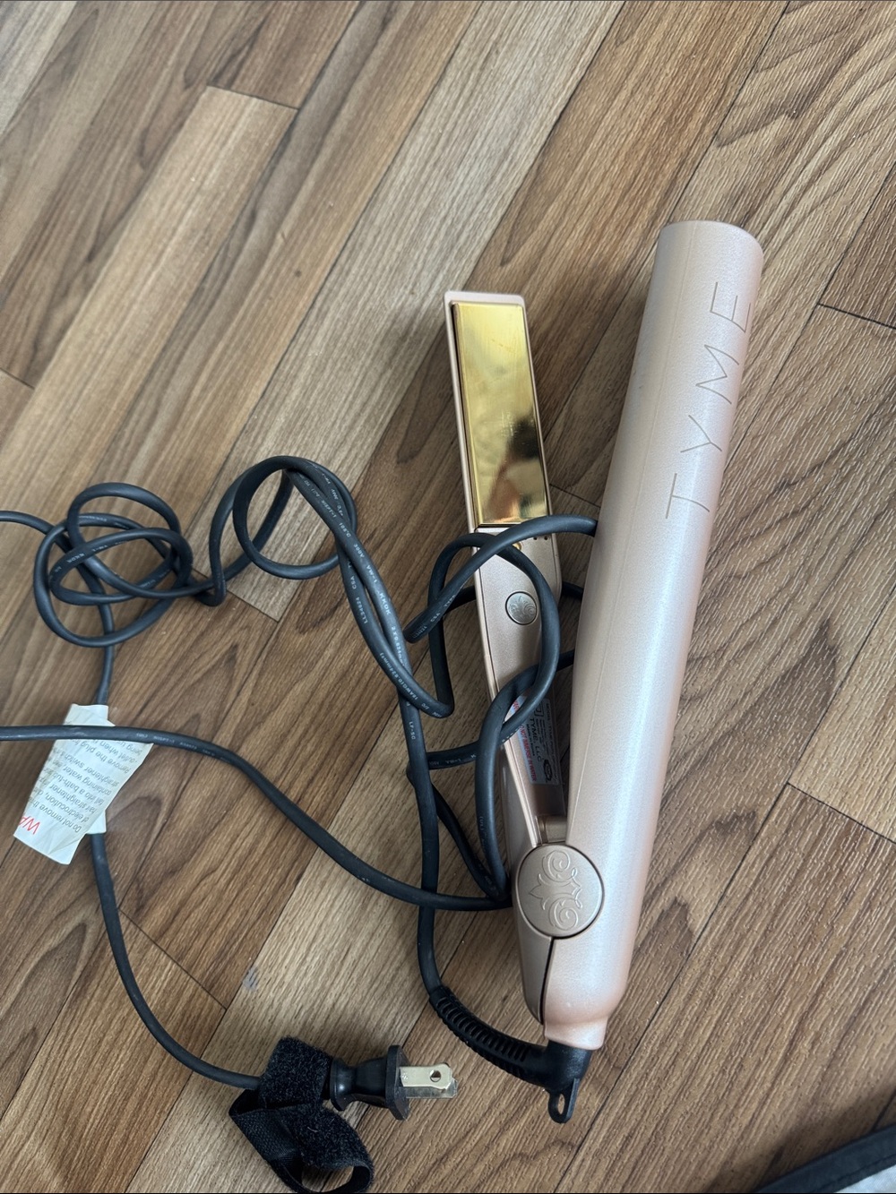 T3 Gold Plate Mini Straightener in Rose